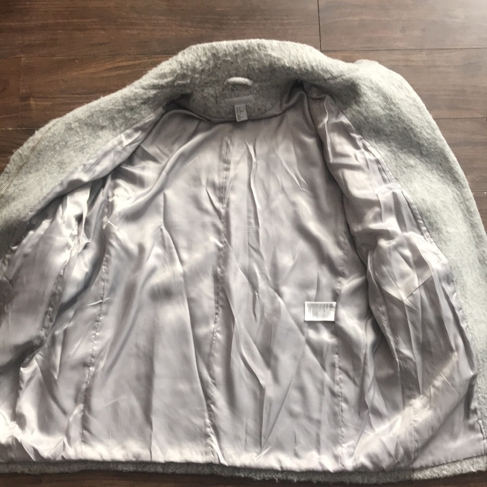 H&M Gray Teddy Jacket - Picture 2 of 9